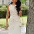Tossy Knit Ribbed Cardigan Maxi Dress Elegant Sleeveless Style